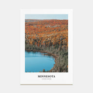 Minnesota Portrait Color No 2 Poster