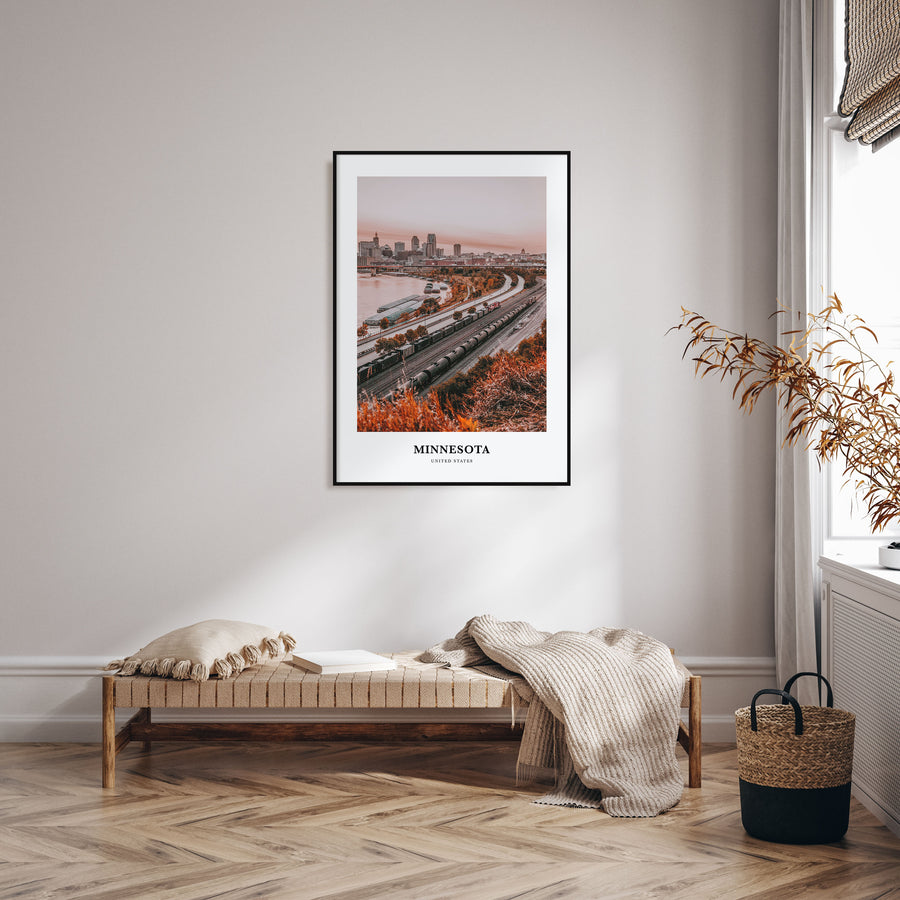 Minnesota Portrait Color No 3 Poster