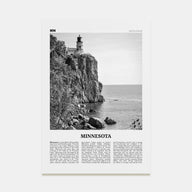 Minnesota Travel B&W No 1 Poster