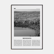 Minnesota Travel B&W No 3 Poster