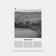 Minnesota Travel B&W No 3 Poster