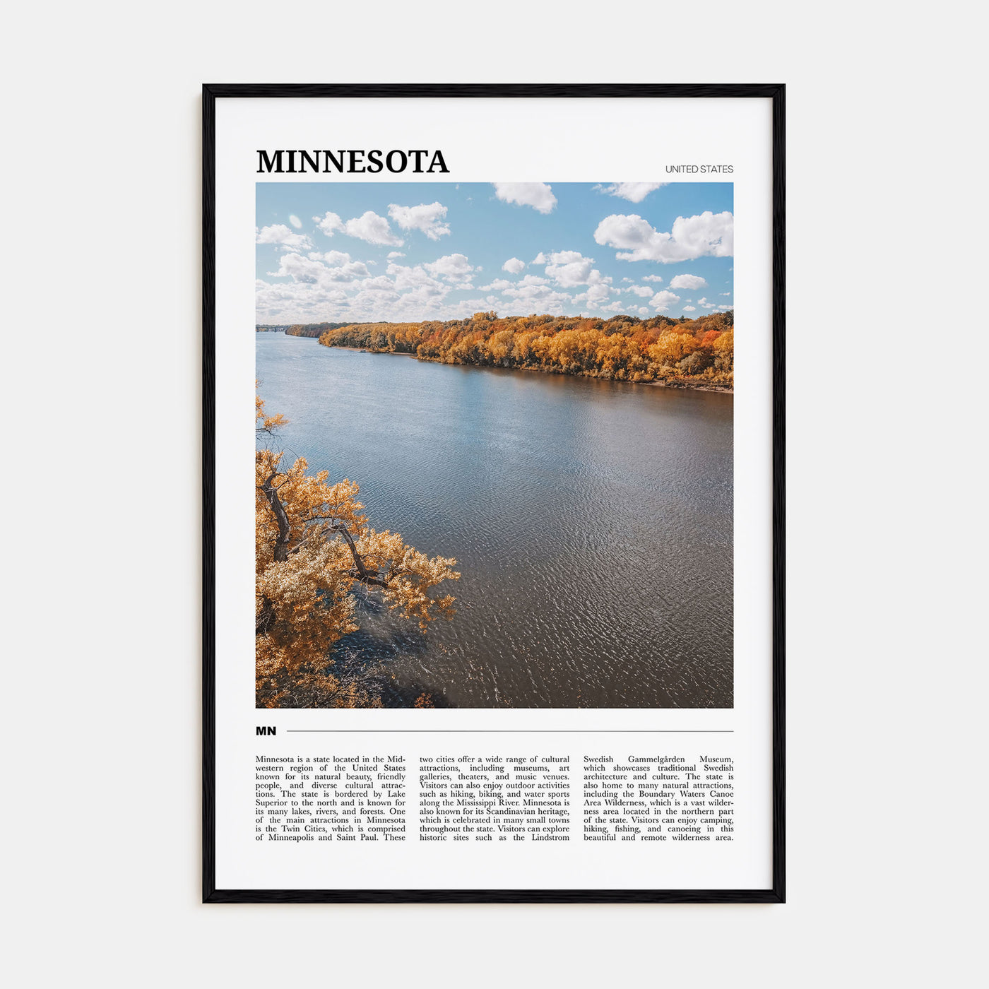 Minnesota Travel Color No 1 Poster