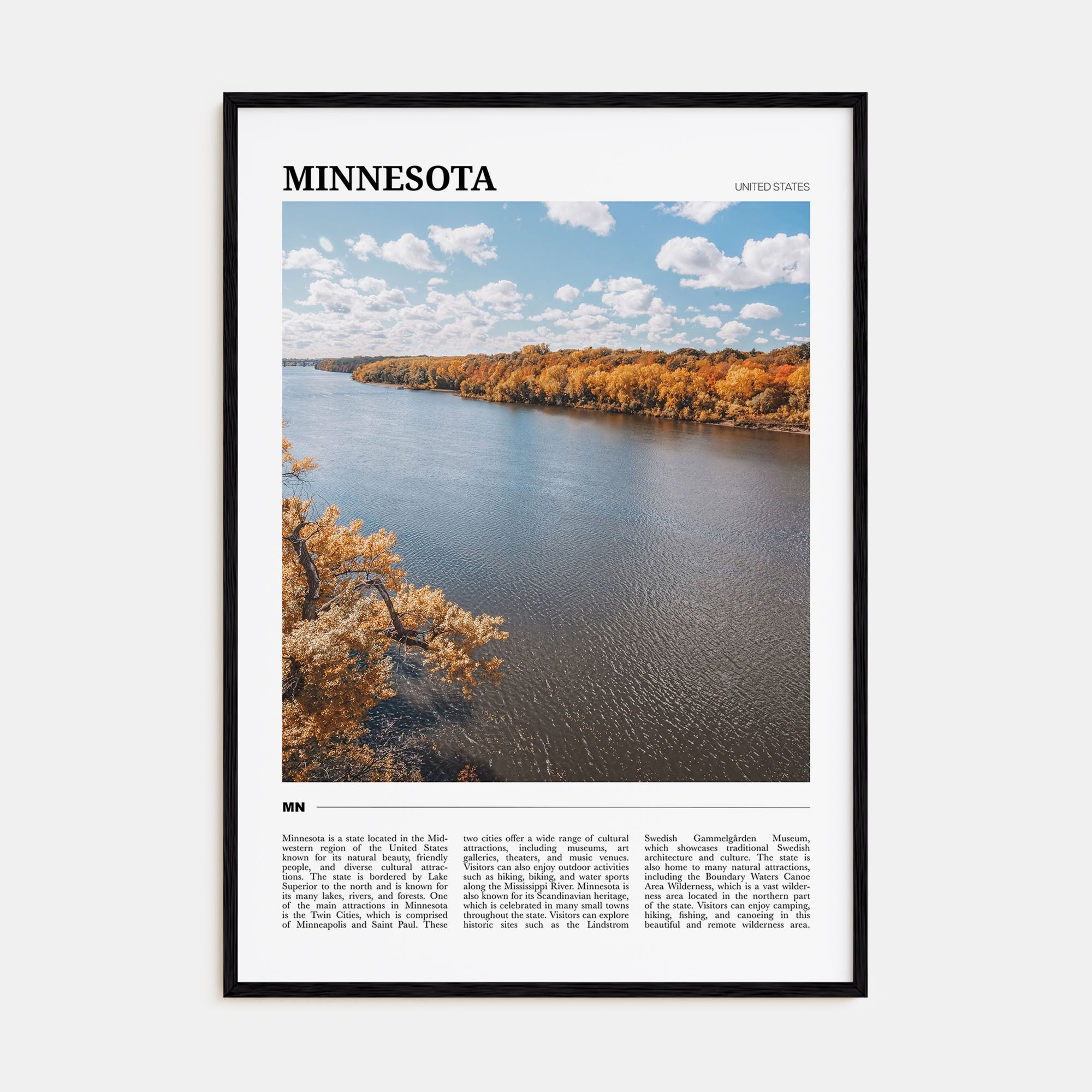 Minnesota Travel Color No 1 Poster