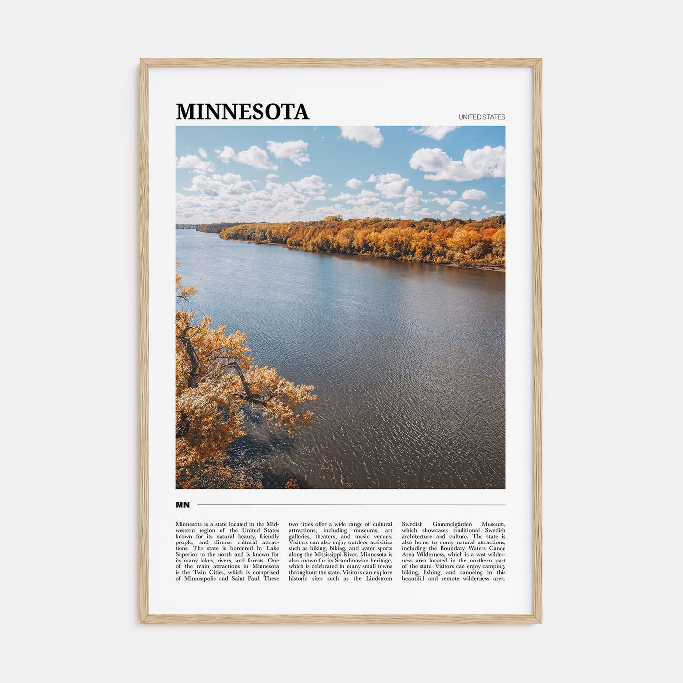 Minnesota Travel Color No 1 Poster