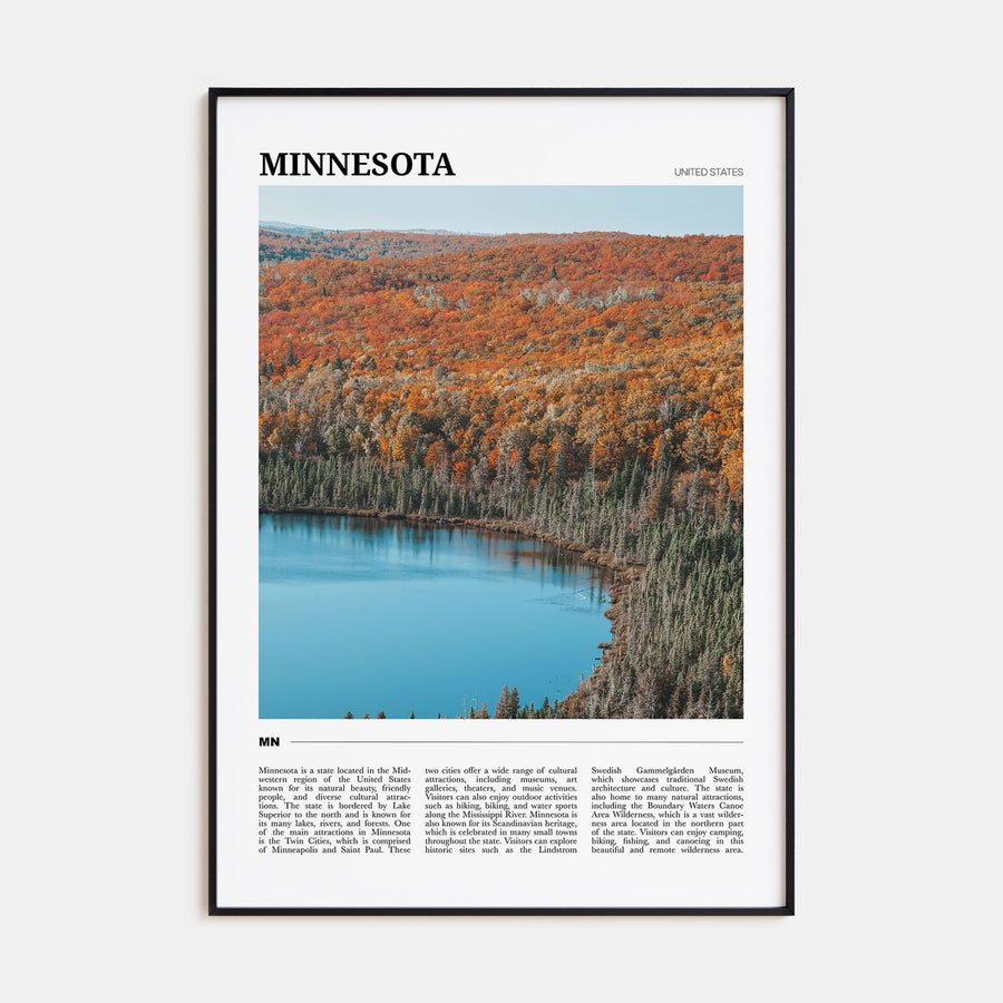 Minnesota Travel Color No 2 Poster