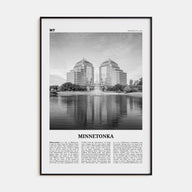 Minnetonka Travel B&W Poster