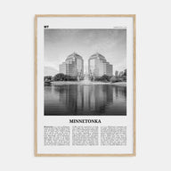 Minnetonka Travel B&W Poster