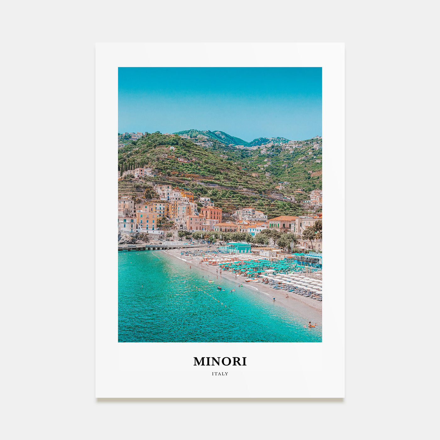 Minori Portrait Color Poster