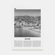Minori Travel B&W Poster
