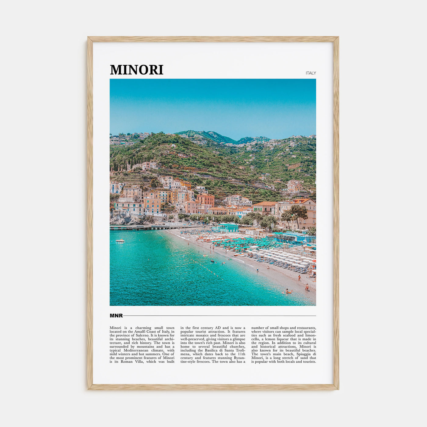 Minori Travel Color Poster