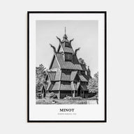 Minot Portrait B&W Poster