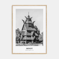 Minot Portrait B&W Poster