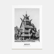 Minot Portrait B&W Poster