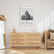 Minot Travel B&W Poster