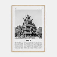 Minot Travel B&W Poster