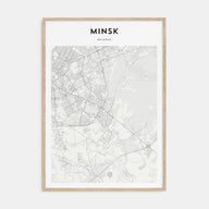 Minsk Map Portrait Poster