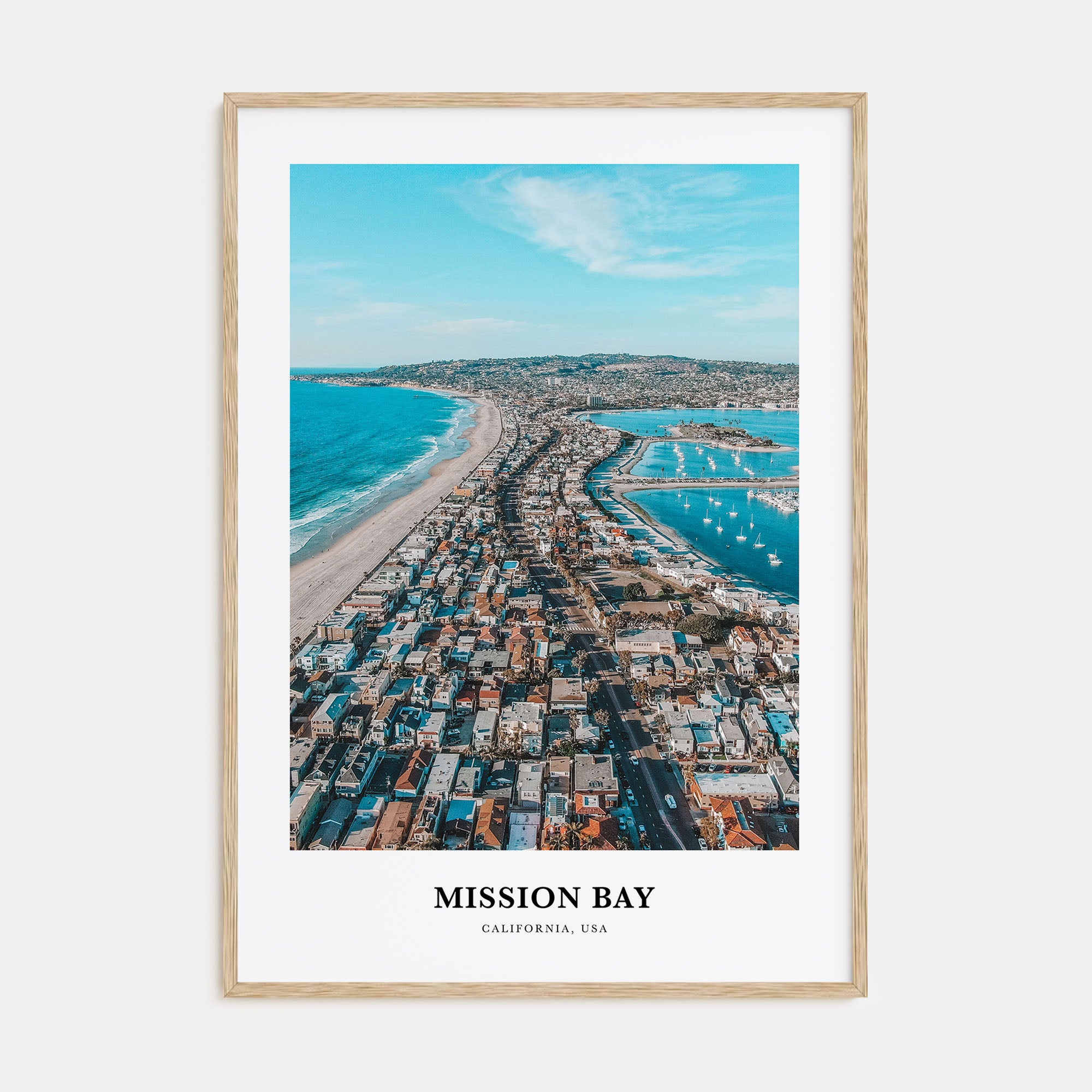 Mission Bay Portrait Color Poster