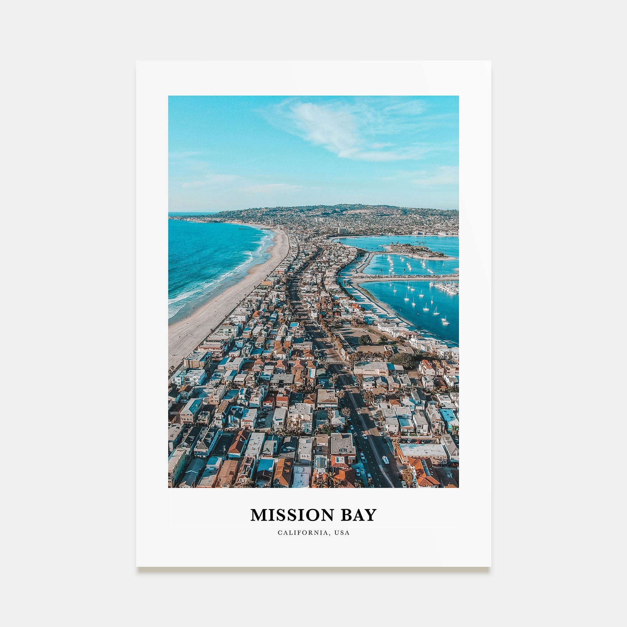 Mission Bay Portrait Color Poster