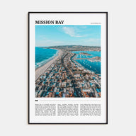 Mission Bay Travel Color Poster