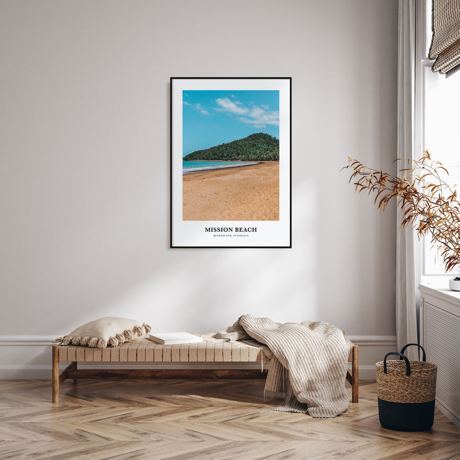 Mission Beach, Queensland Portrait Color Poster