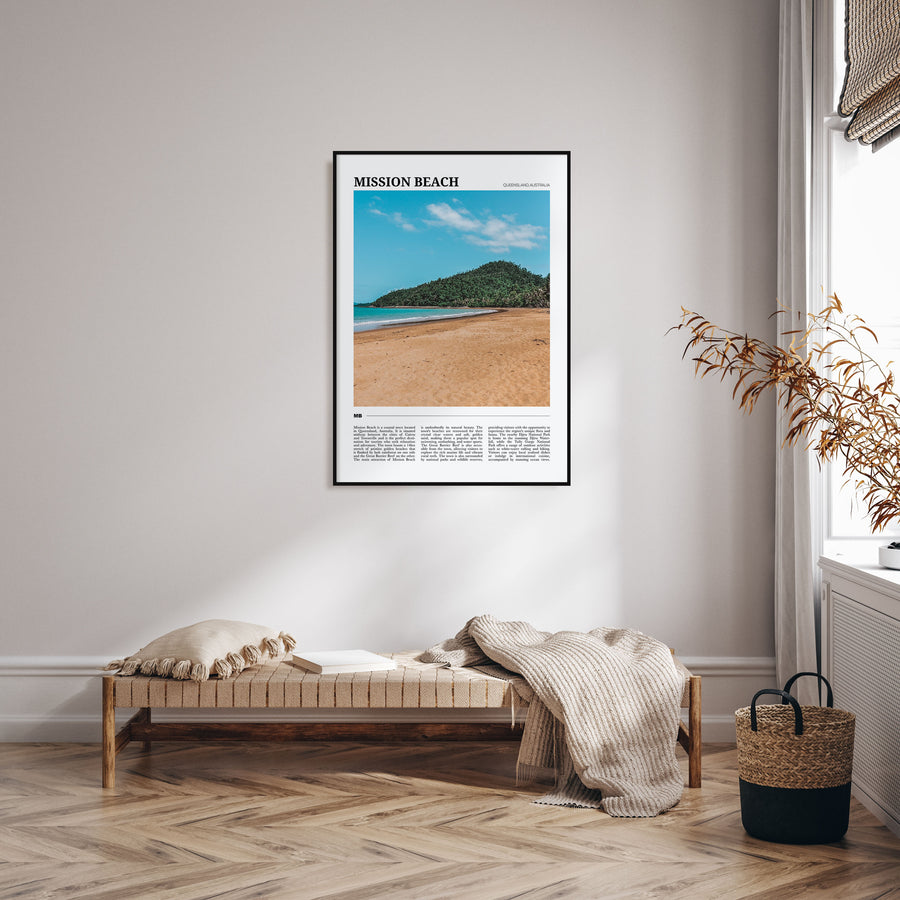 Mission Beach, Queensland Travel Color Poster