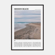 Mission Beach, San Diego Travel Color No 1 Poster