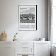 Mission Viejo Travel B&W Poster