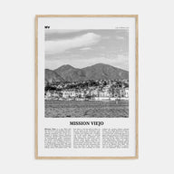 Mission Viejo Travel B&W Poster
