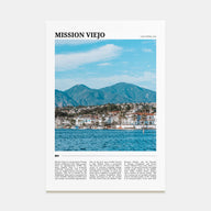 Mission Viejo Travel Color Poster