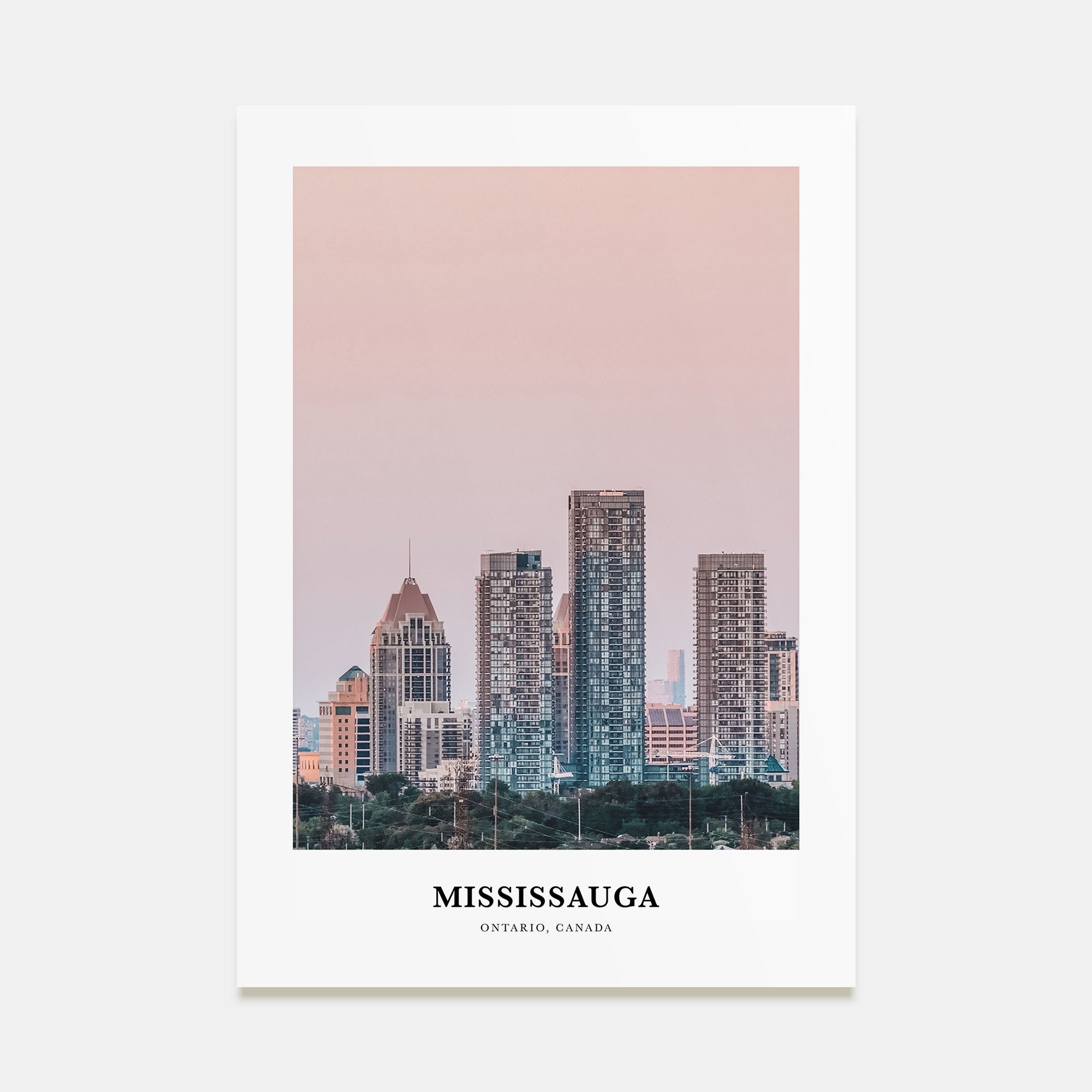 Mississauga Portrait Color Poster