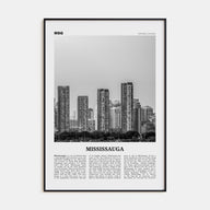 Mississauga Travel B&W Poster