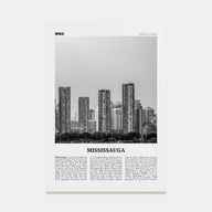 Mississauga Travel B&W Poster