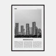 Mississauga Travel B&W Poster