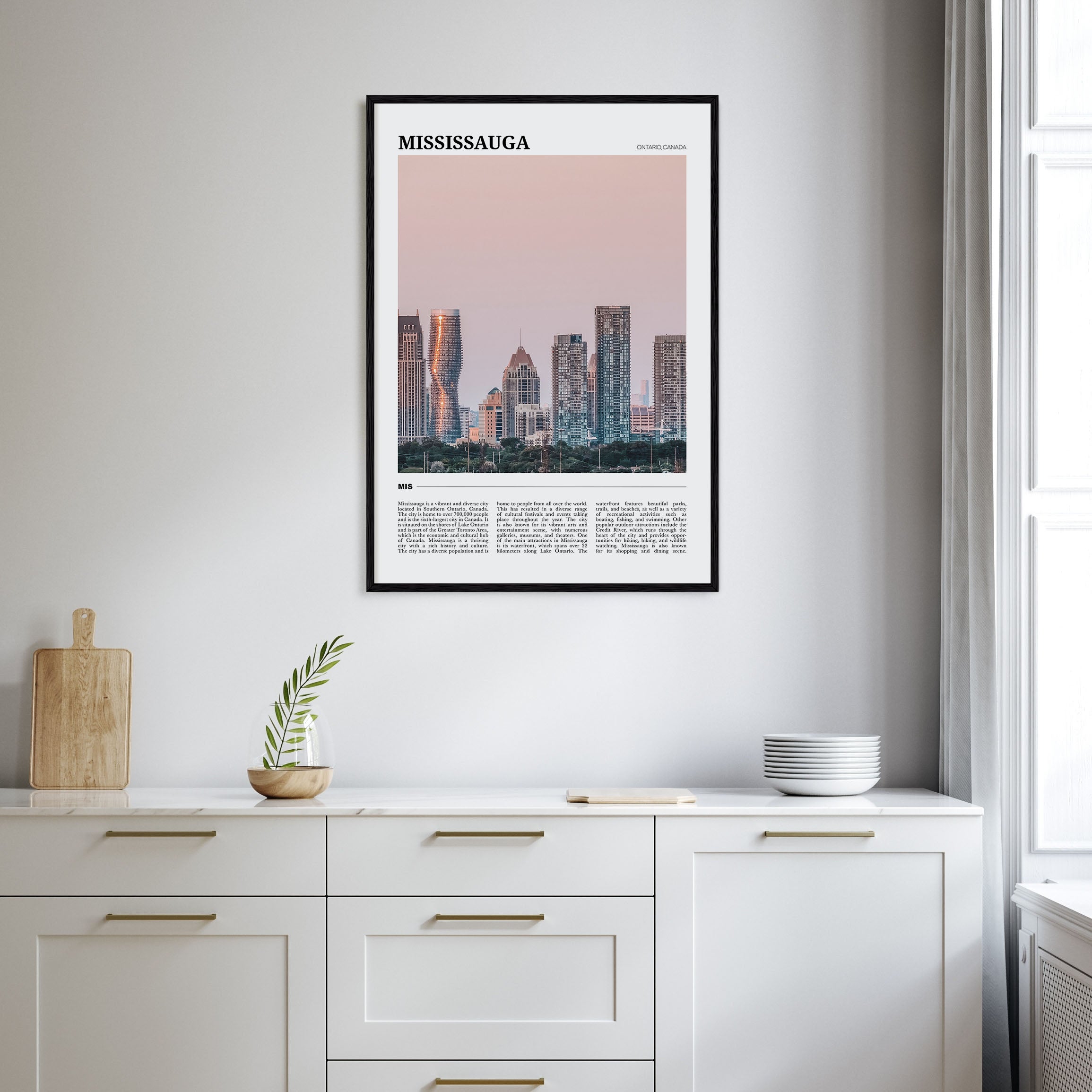 Mississauga Travel Color Poster
