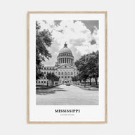 Mississippi Portrait B&W Poster