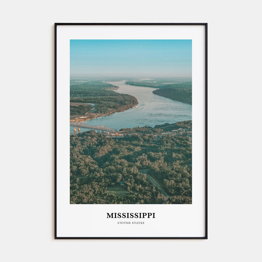 Mississippi Portrait Color No 2 Poster