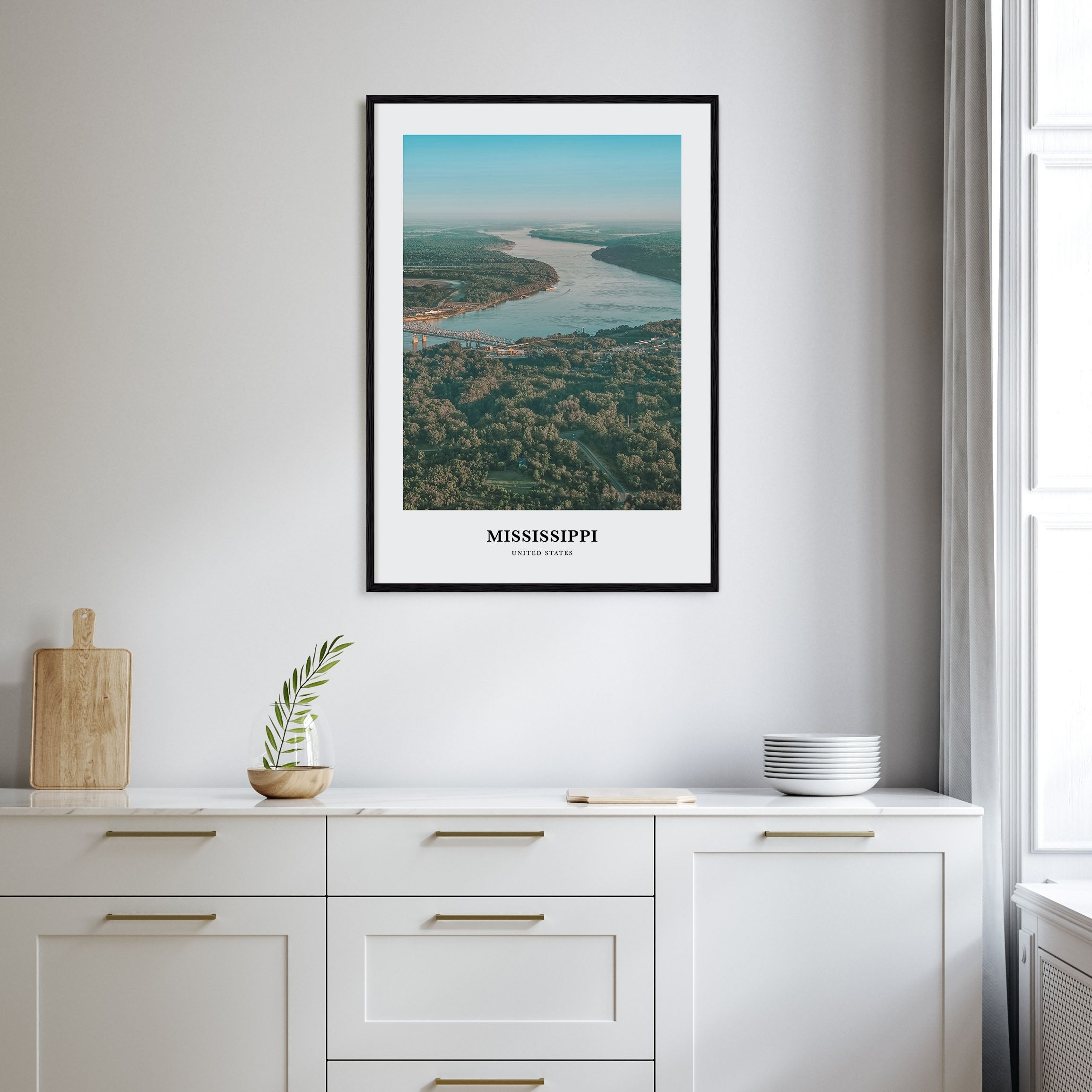 Mississippi Portrait Color No 2 Poster