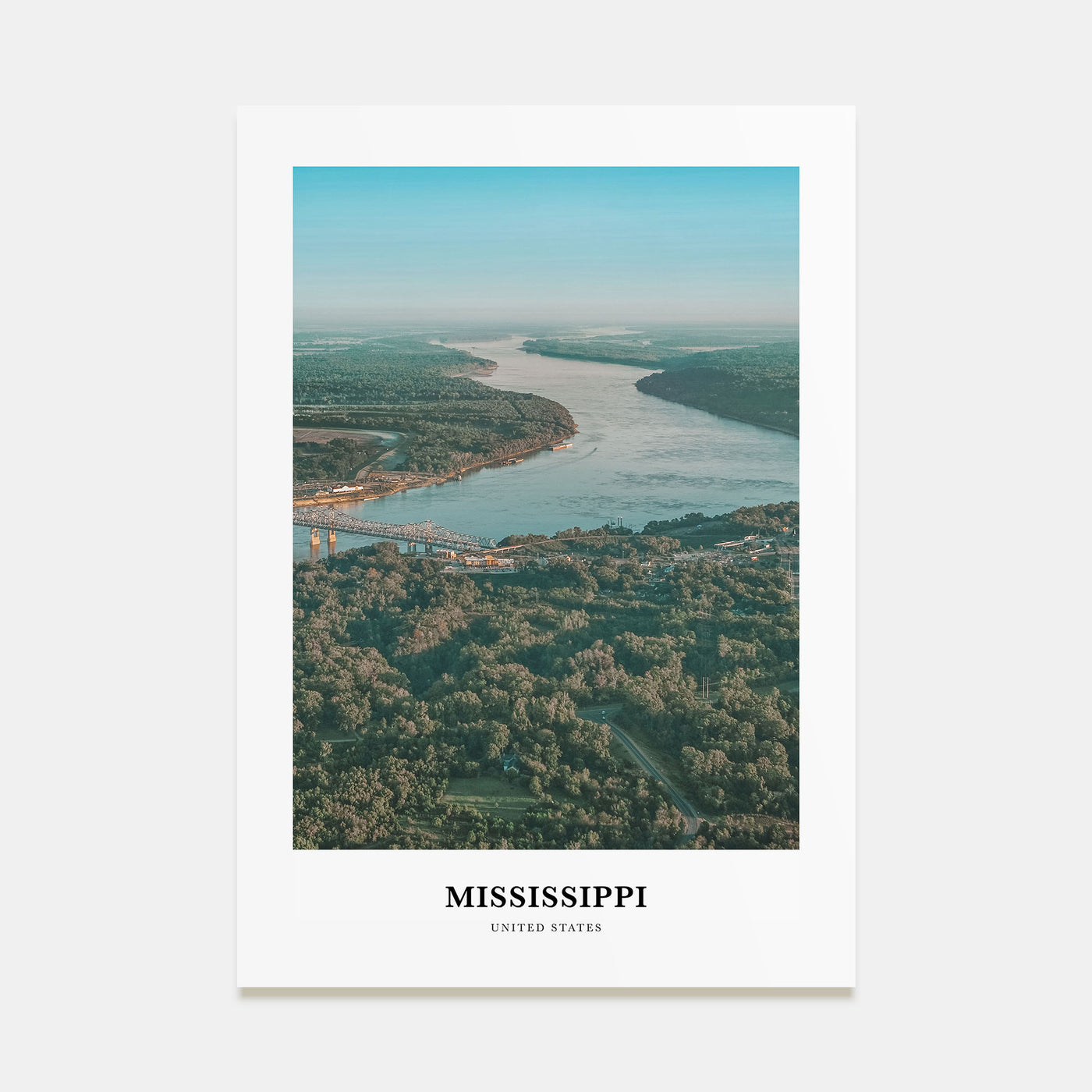 Mississippi Portrait Color No 2 Poster