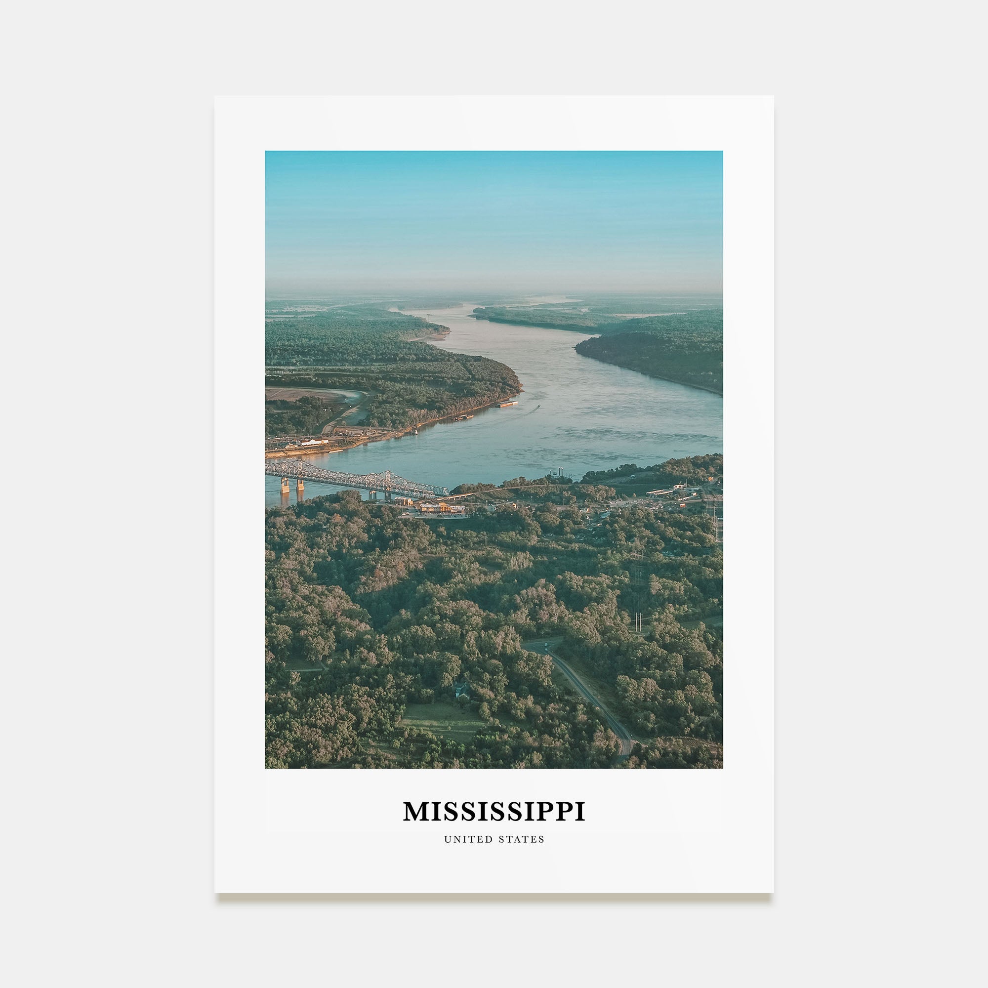 Mississippi Portrait Color No 2 Poster