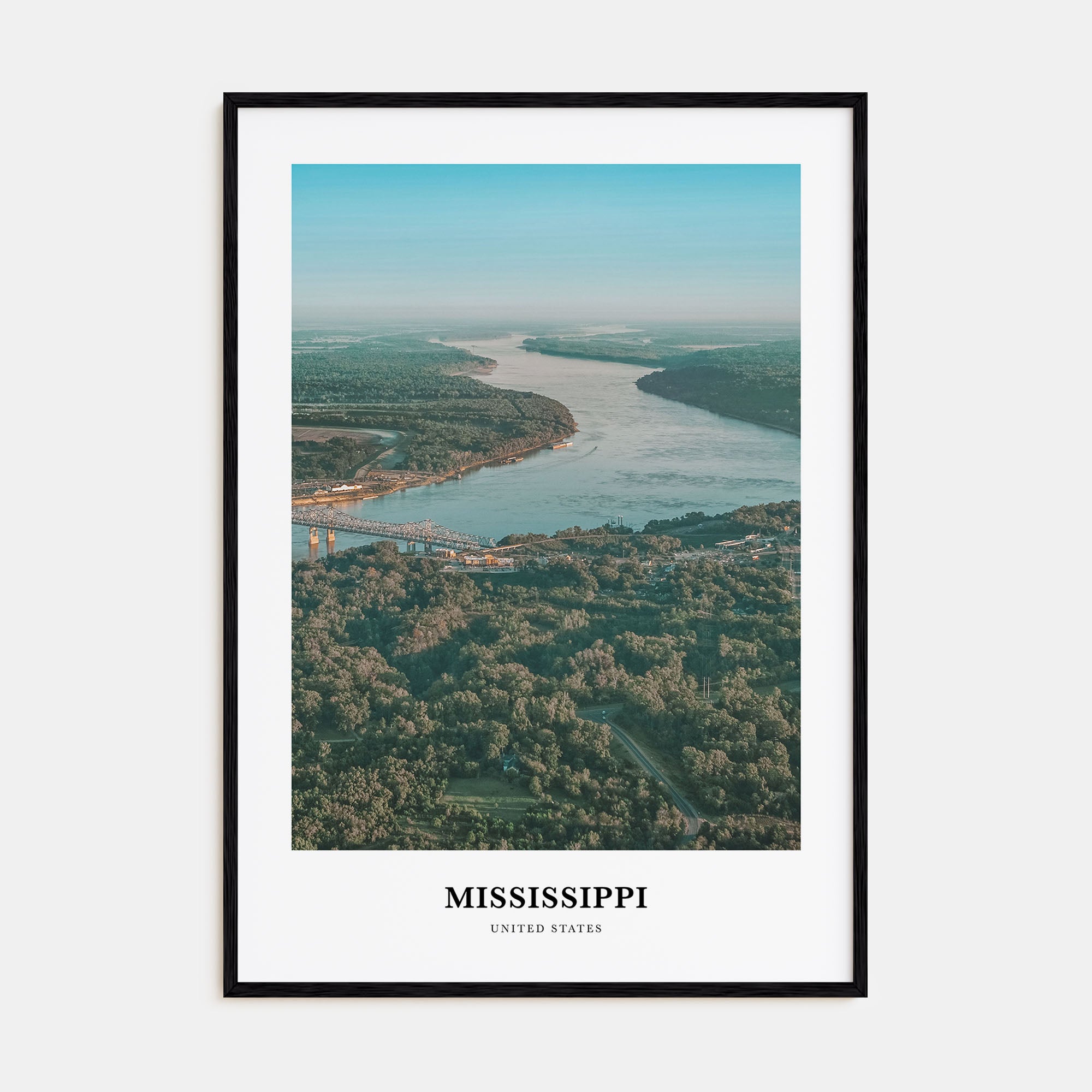 Mississippi Portrait Color No 2 Poster