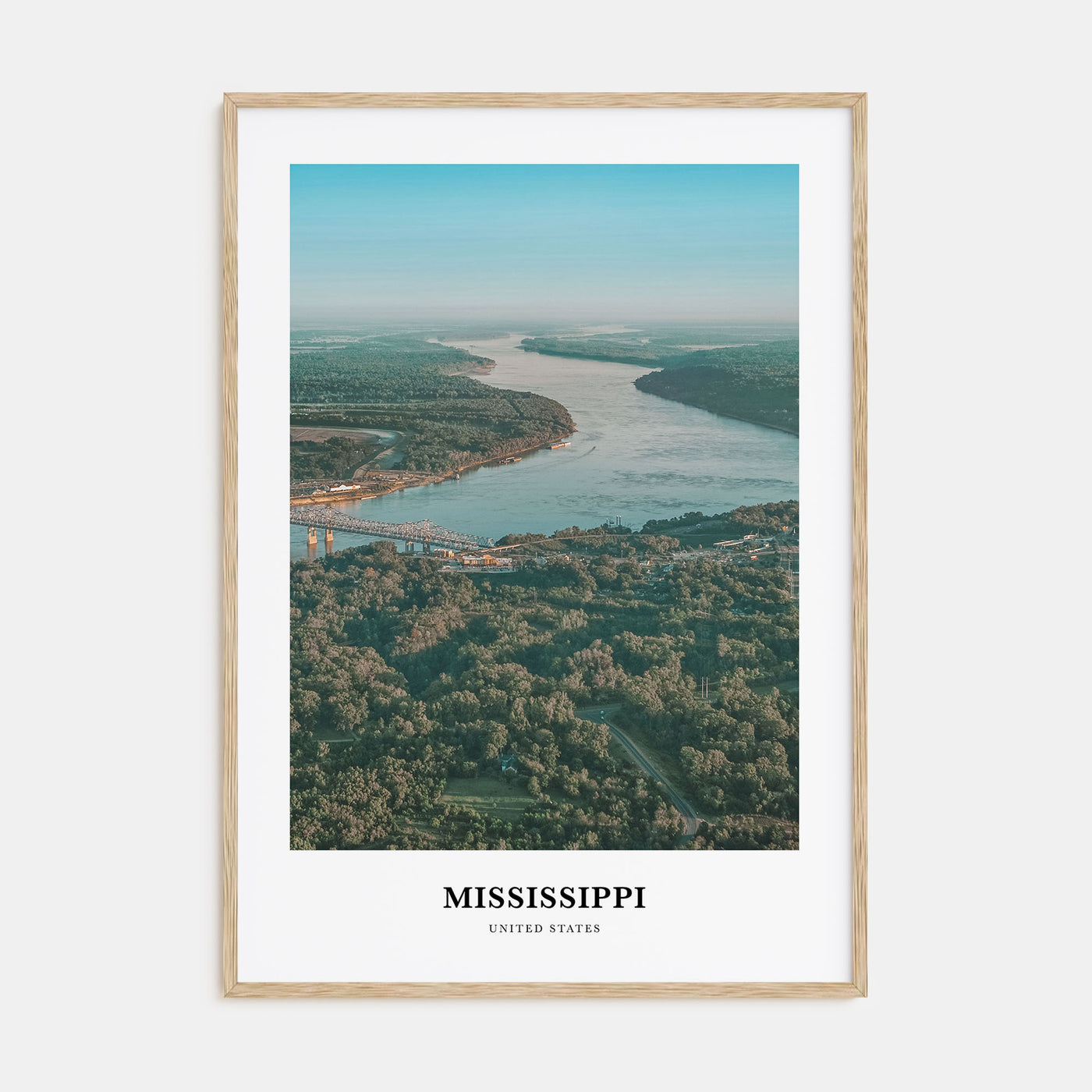 Mississippi Portrait Color No 2 Poster