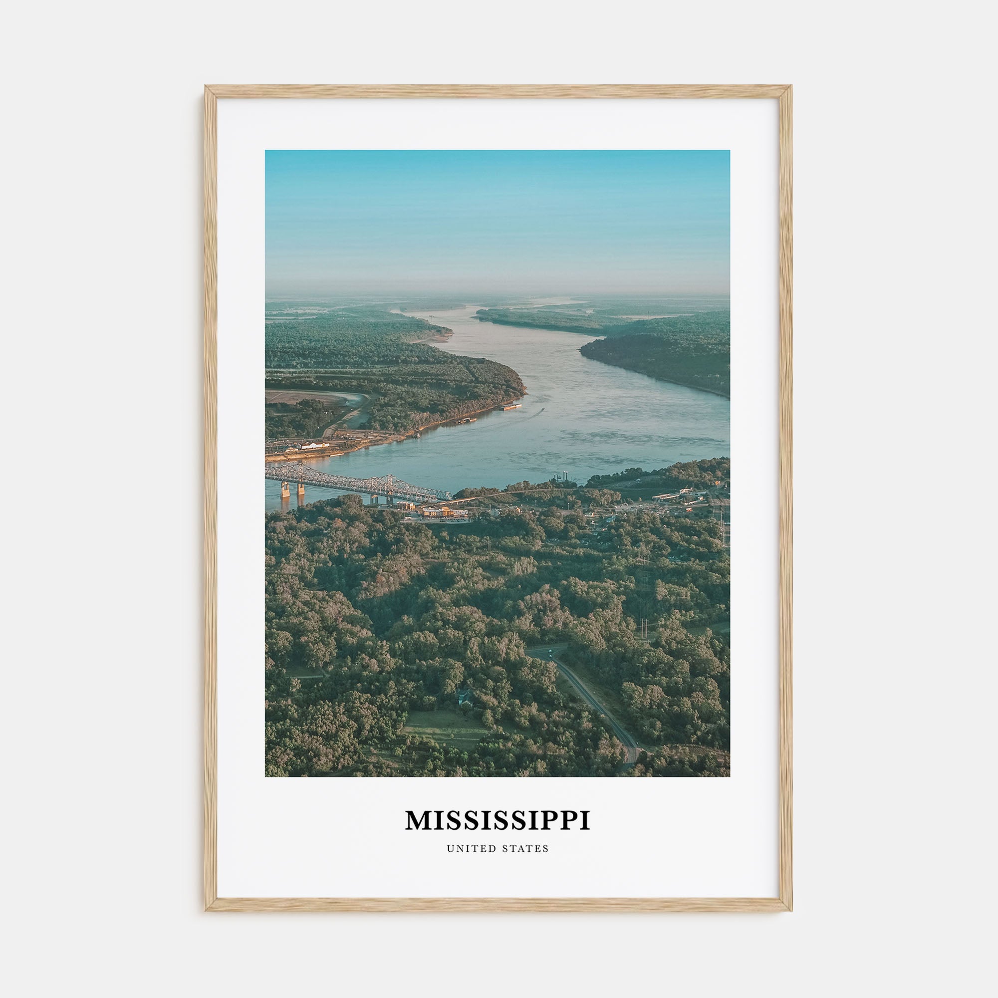 Mississippi Portrait Color No 2 Poster