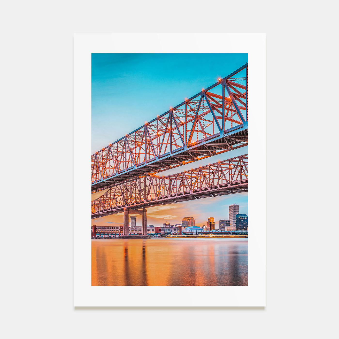 Mississippi River Photo Color Poster