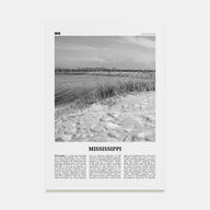 Mississippi Travel B&W No 2 Poster