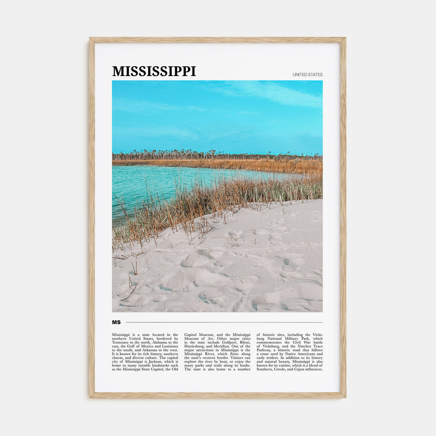 Mississippi Travel Color No 1 Poster
