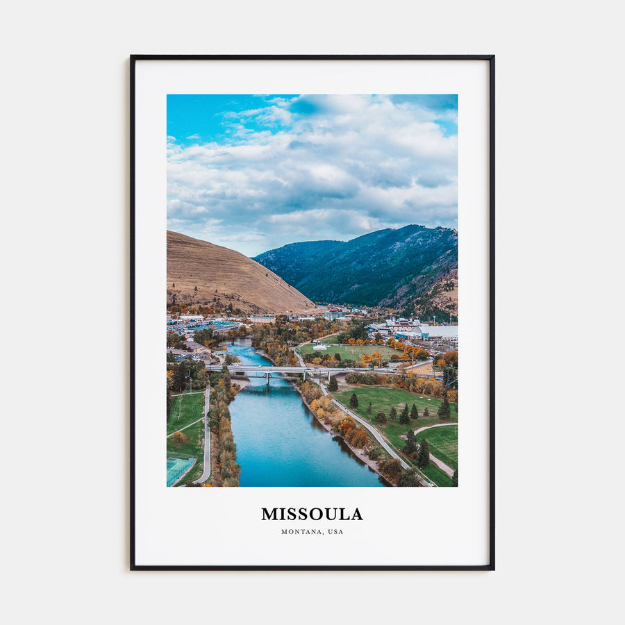 Missoula Portrait Color Poster