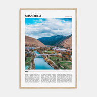 Missoula Travel Color Poster
