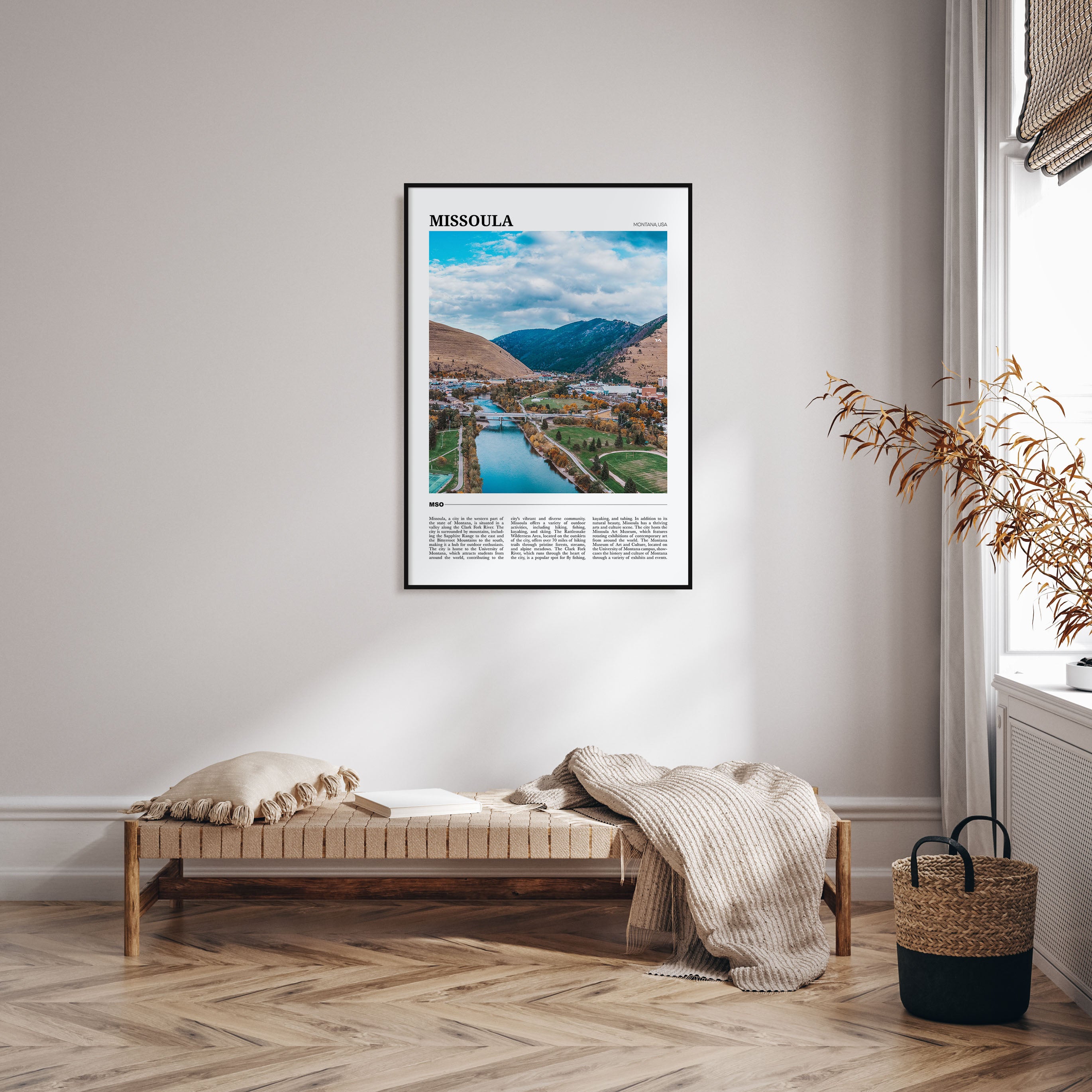 Missoula Travel Color Poster