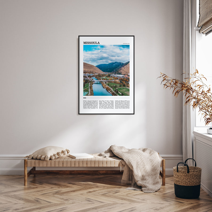 Missoula Travel Color Poster