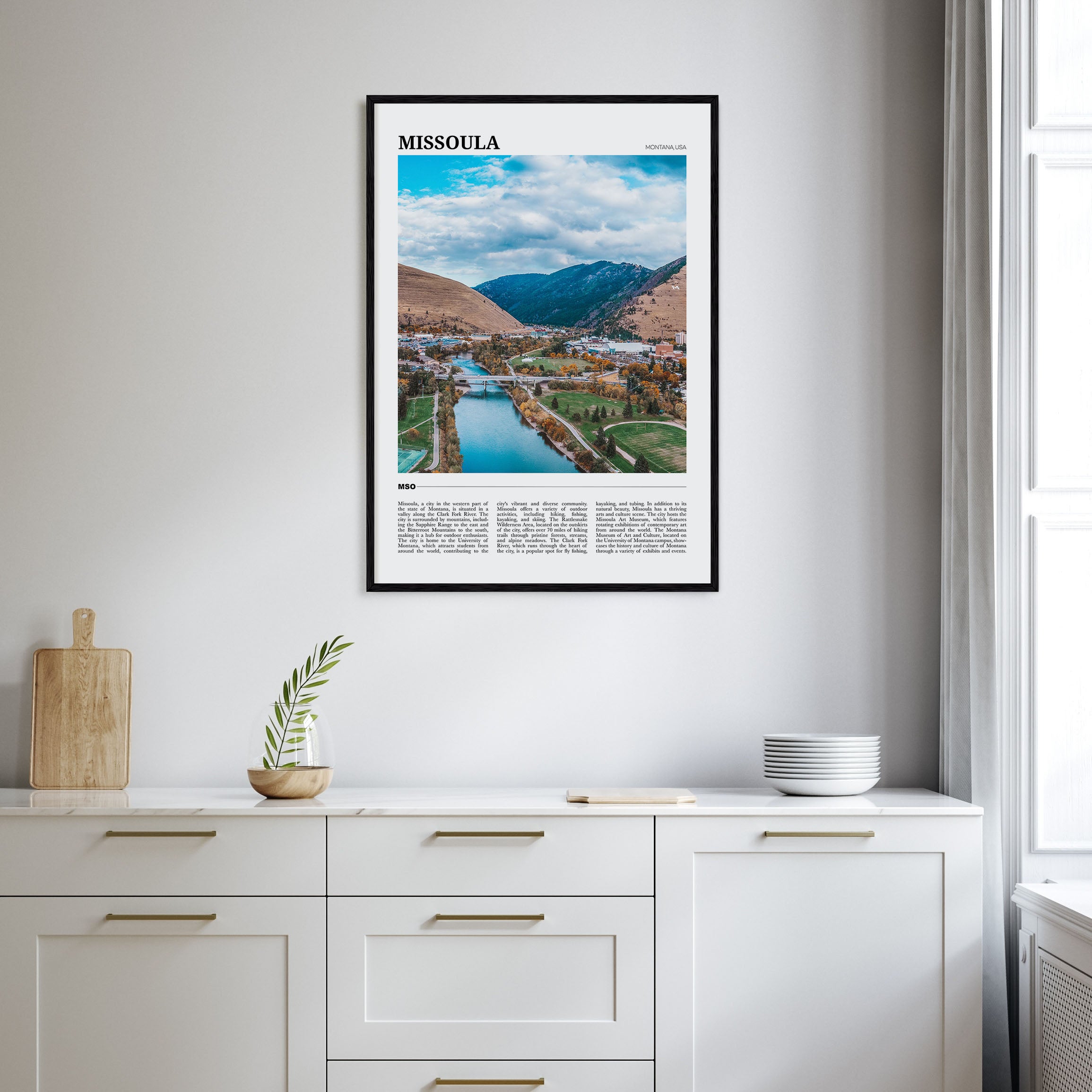 Missoula Travel Color Poster